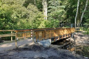 Neue Brücke am Bramfelder See