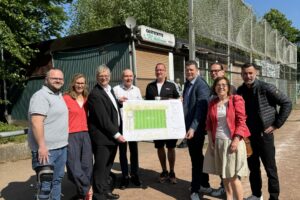 Planung zur Verlagerung der Sportanlage des 1. FC Hellbrook e.V. am Edwin-Scharff-Ring vorgestellt